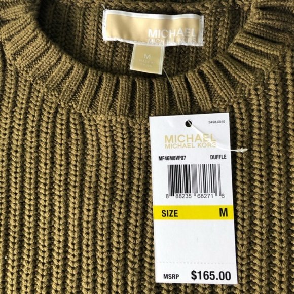 Michael Kors Cotton Rib Sweater - Picture 15 of 16